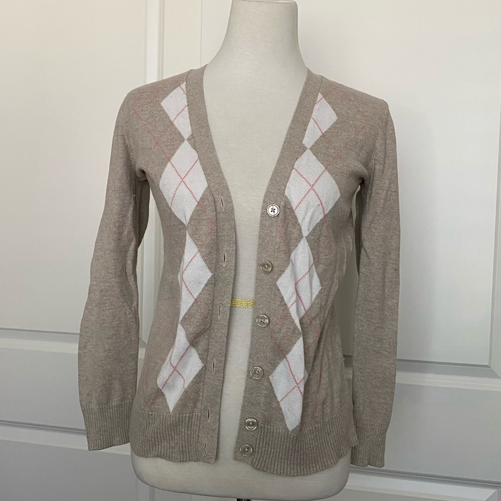 Argyle Cardigan